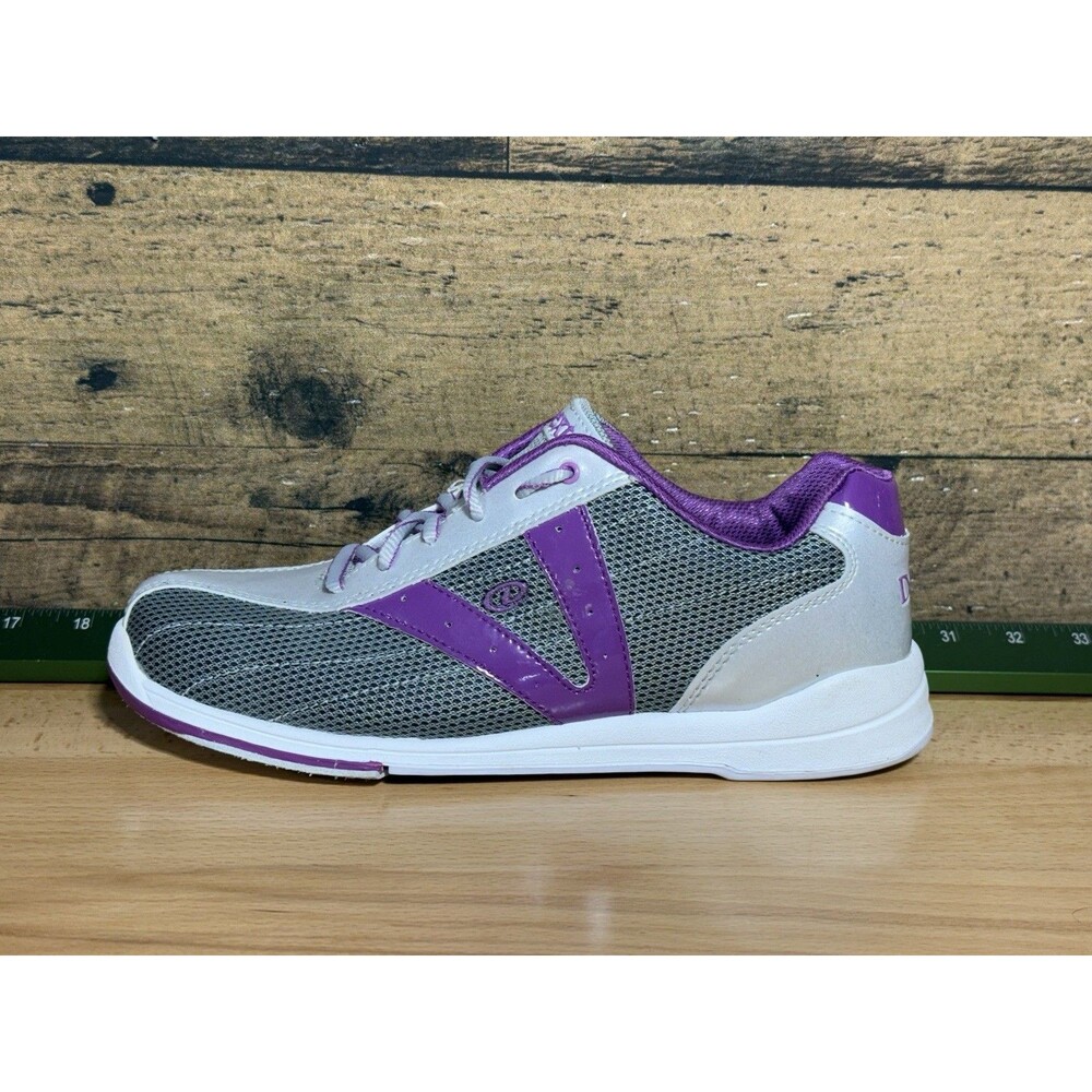 🔥Size 9.5 M(B) Dexter Vicky Silver/Grey/Purple  Women's Bowling Shoes EXCELLENT